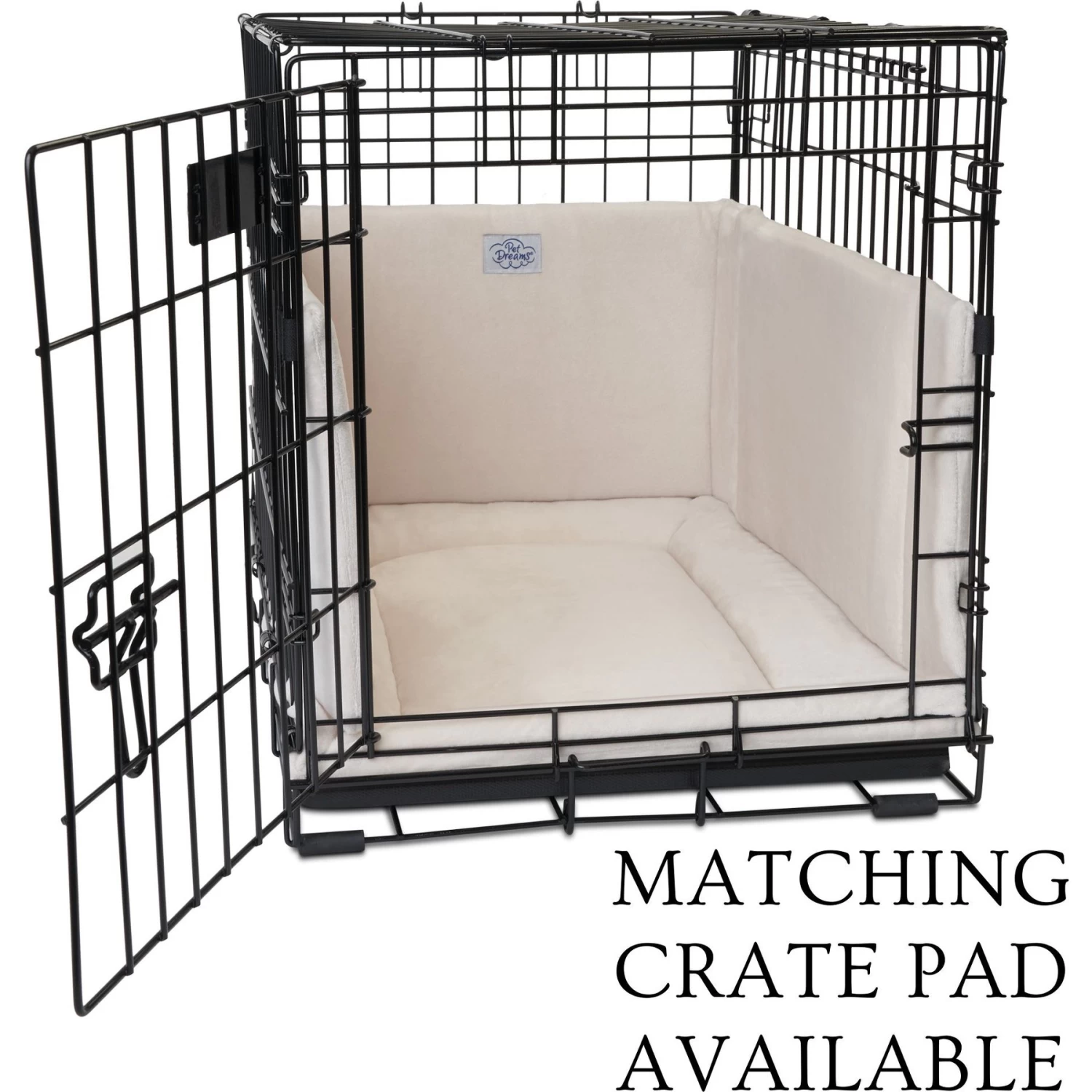 Pet Dreams Luxe Velour Dog Crate Bumper - Image 5