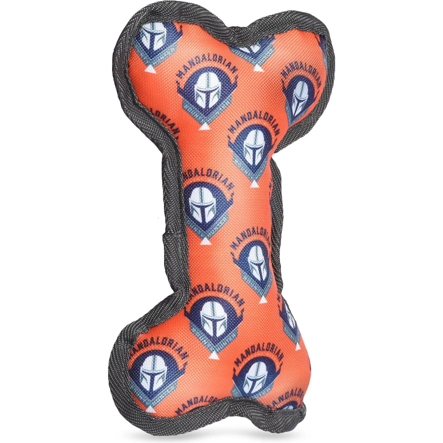 Fetch For Pets Star Wars Mandalorian Mando Oxford Bone Squeaky Dog Toy - Image 2