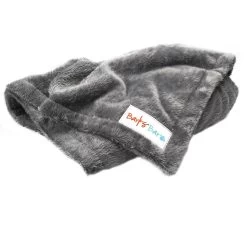 BarksBar Original Dog & Cat Throw Blanket, Gray, Large