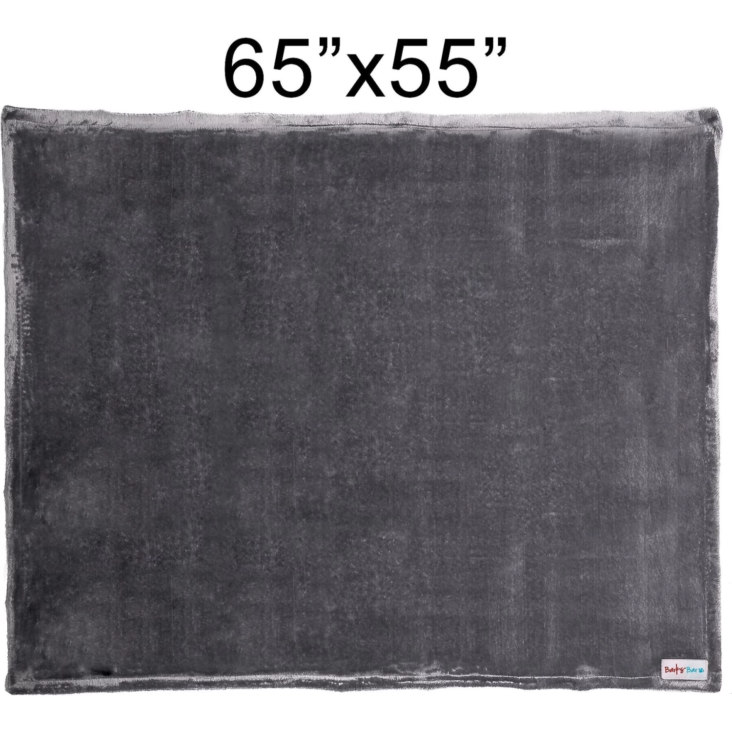 BarksBar Original Dog & Cat Throw Blanket, Gray, Large - Image 2