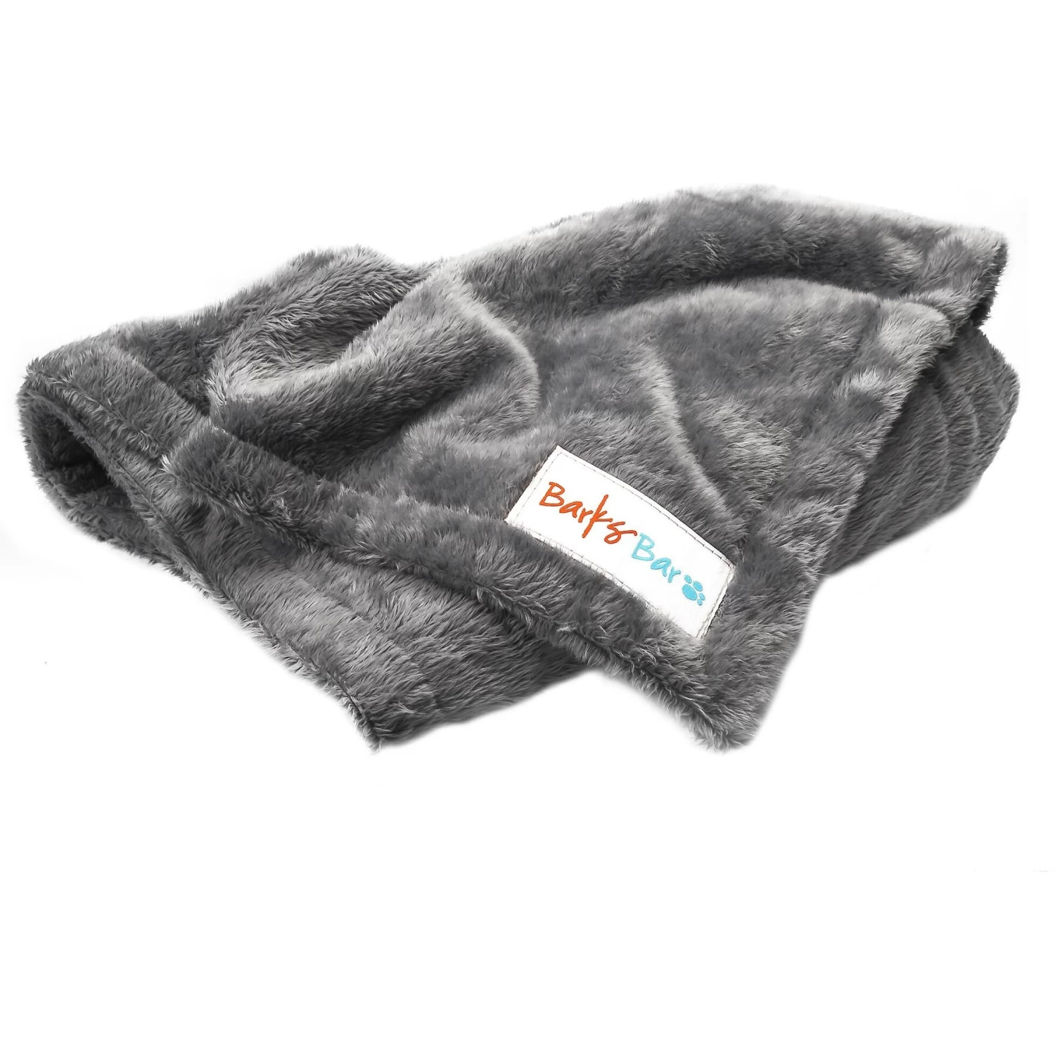 BarksBar Original Dog & Cat Throw Blanket, Gray, Large - Image 7