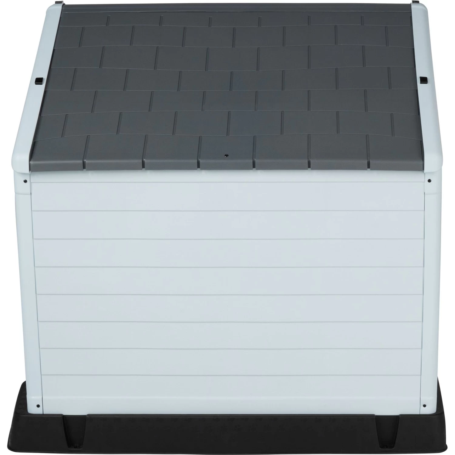 Frisco Plastic Outdoor Dog House With Elevated Platform - Image 4