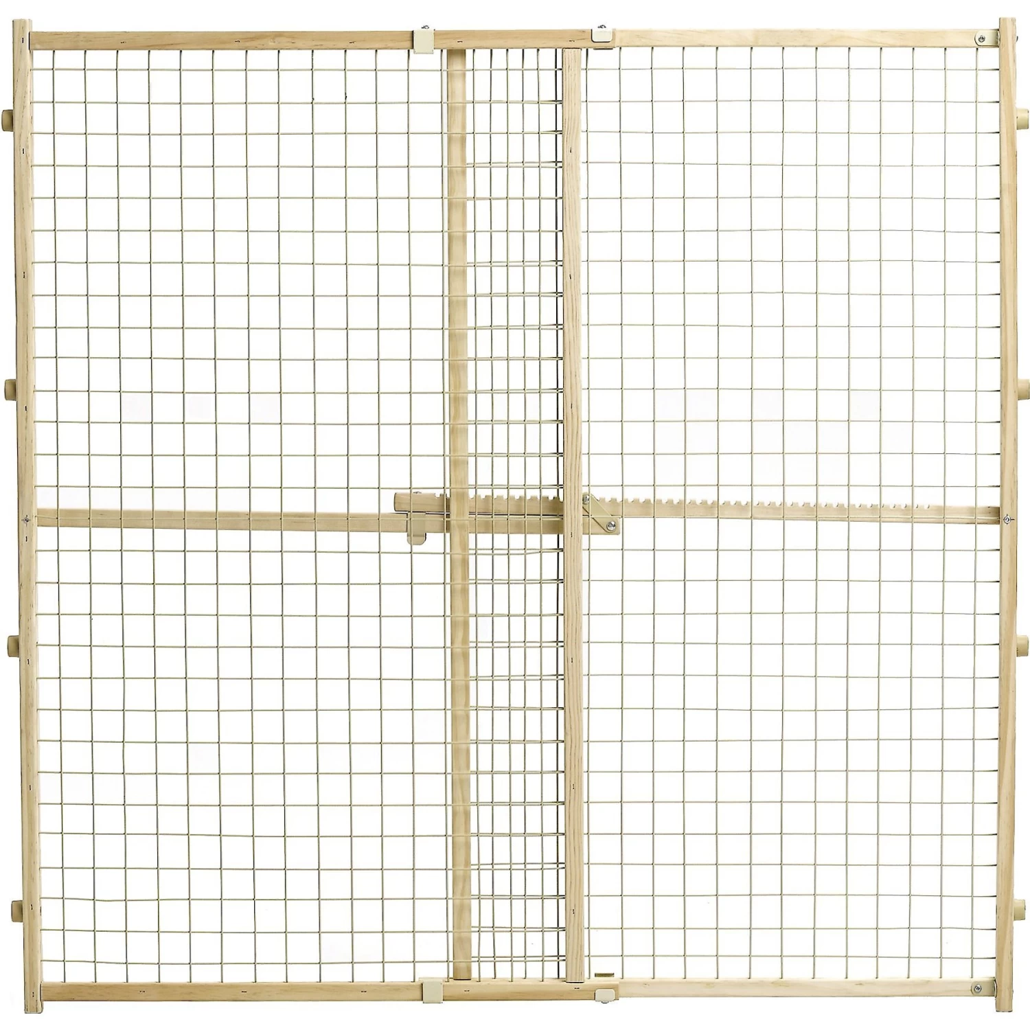 MidWest Wood/Wire Mesh Pet Gate - Image 2