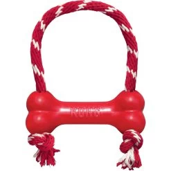 KONG Goodie Bone With Rope Dog Toy