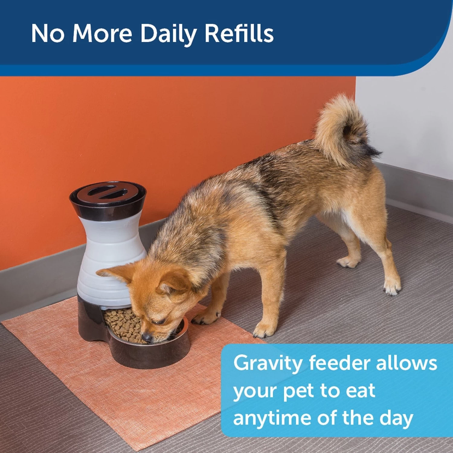 PetSafe Healthy Pet Food Station Gravity Refill Dog & Cat Feeder - Image 2