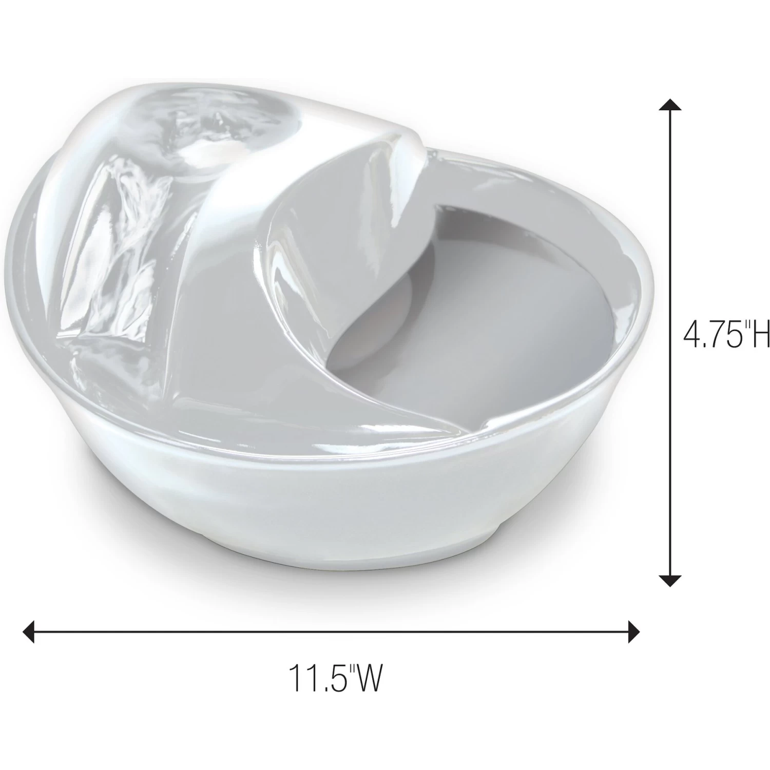 Pioneer Pet Raindrop Ceramic Dog & Cat Fountain - Image 2