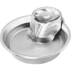 Pioneer Pet Big Max Style Stainless Steel Dog & Cat Fountain, 128-oz