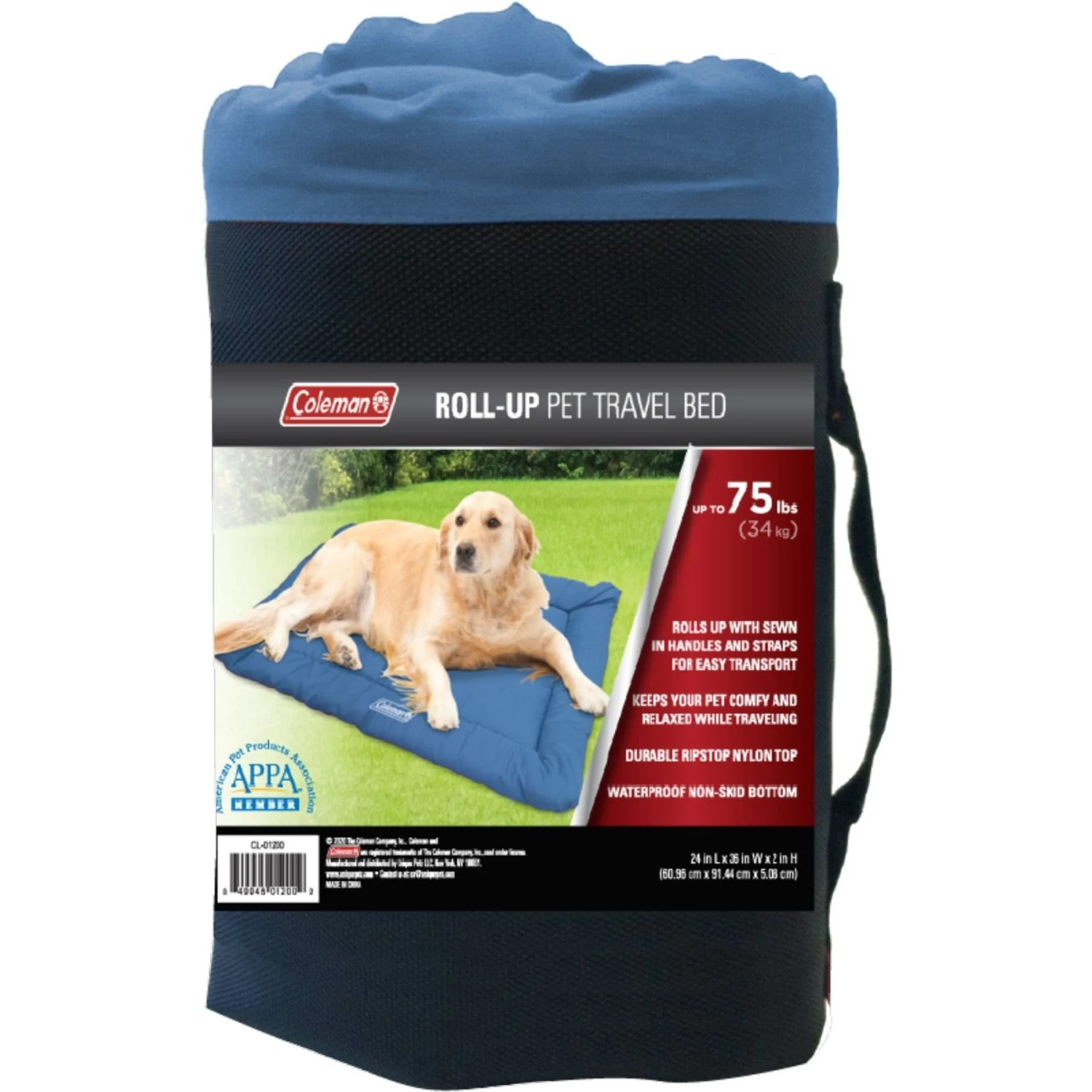 Coleman Roll-Up Travel Dog Bed - Image 4