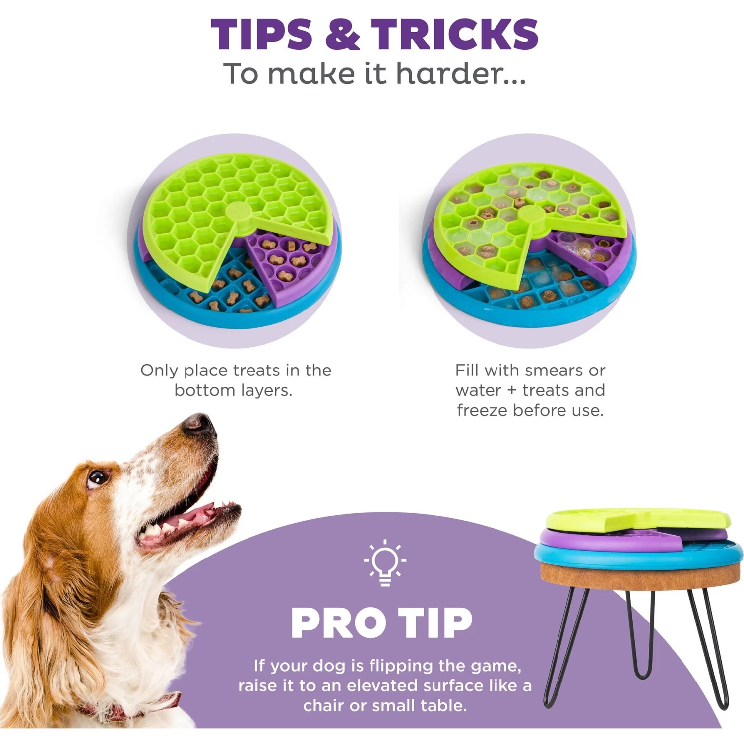Outward Hound Lickin' Layers Interactive Puzzle Game & Slow Feeder, Multicolor, One-Size - Image 5