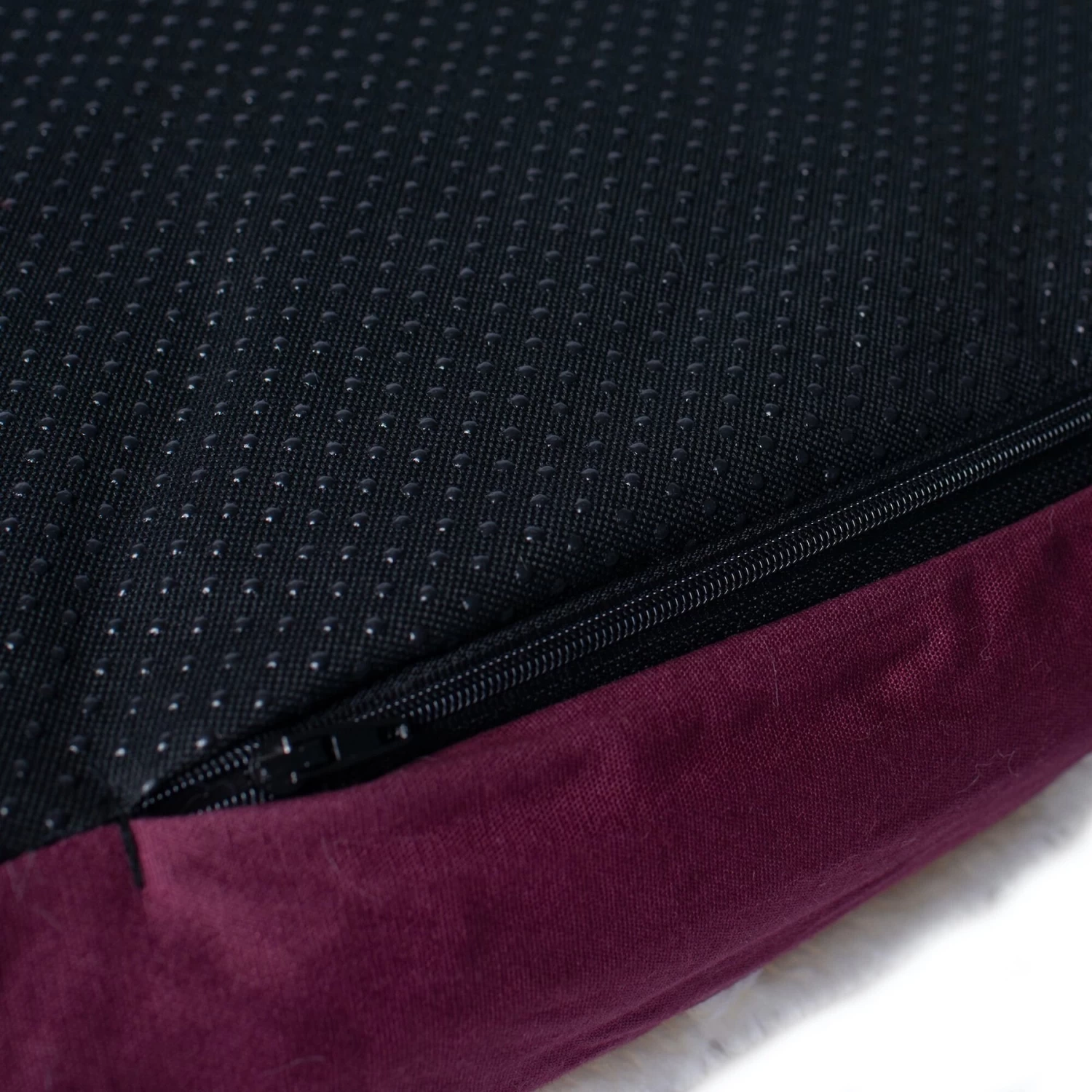 Armarkat Dog Pillow Bed With Removable Cover, Burgundy/Ivory - Image 8