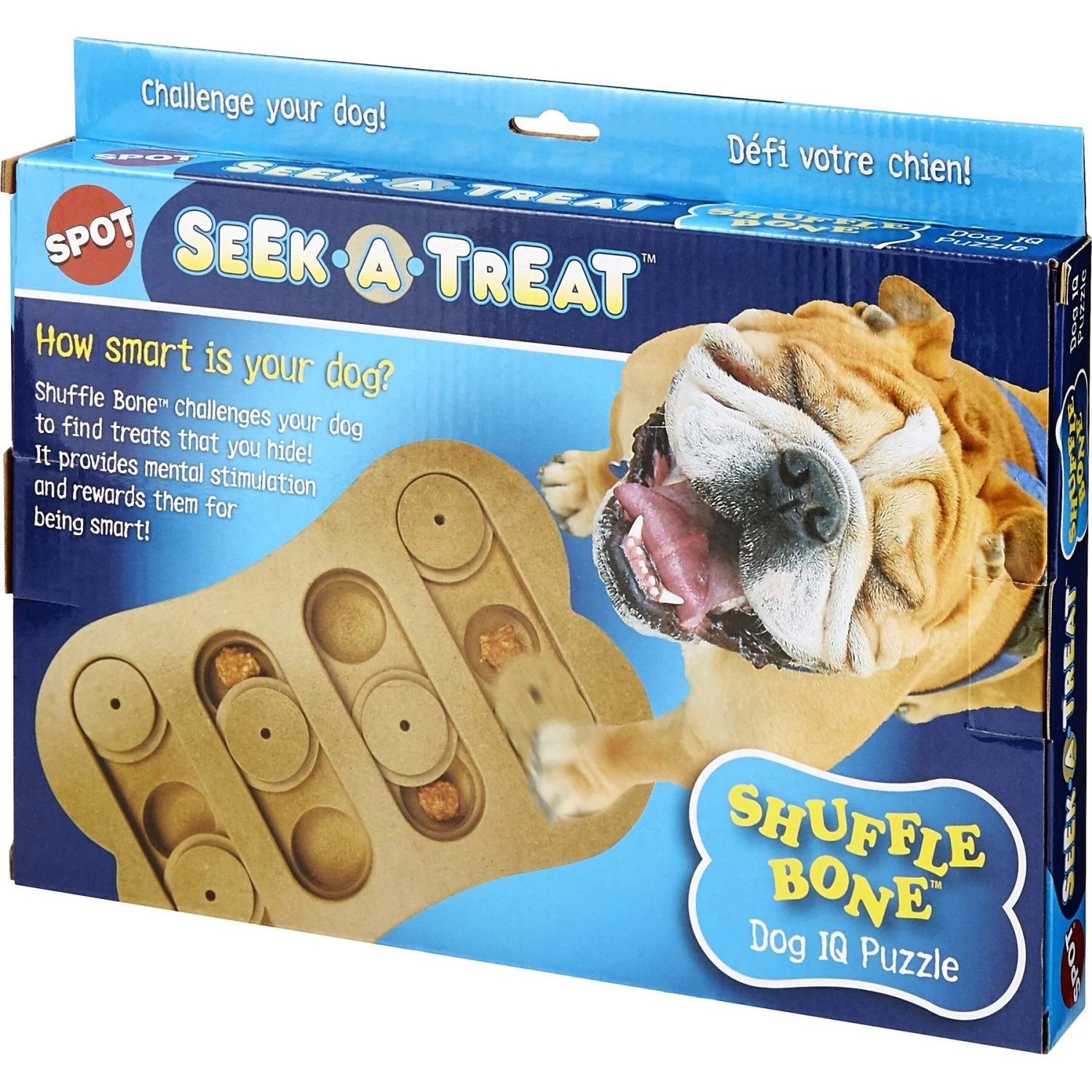 Ethical Pet Seek-A-Treat Shuffle Bone Puzzle Dog Toy - Image 3