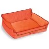 Fetch For Pets Friends: Sofa Cuddler Plush Rectagular Dog Bed, Orange