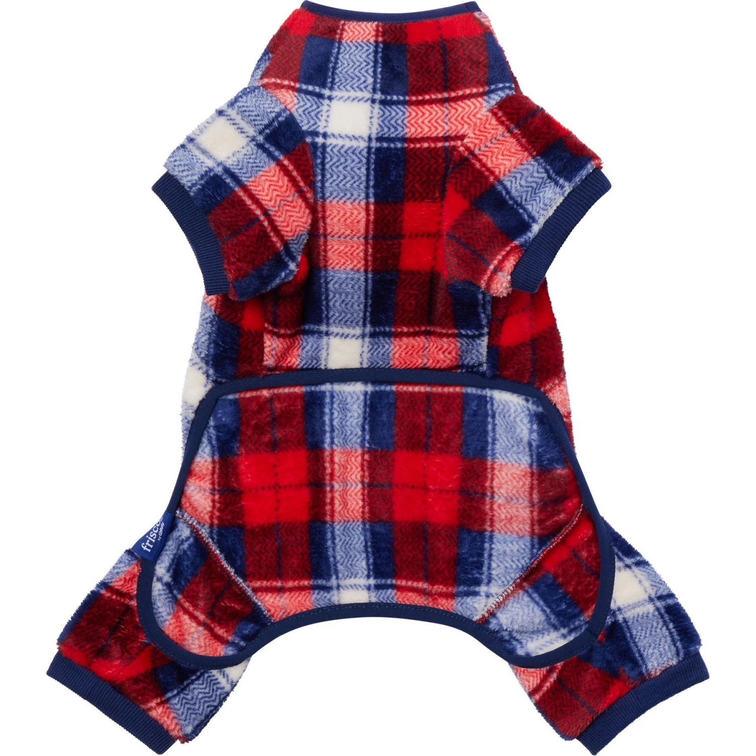 Frisco Cozy Plush Fleece Dog & Cat PJs, Plaid - Image 5