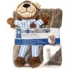 American Kennel Club AKC Dog Blanket & Plush Bear Set