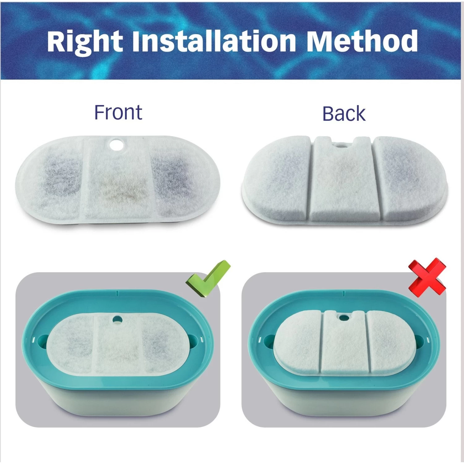 Pet Standard PETLIBRO BPA-Free Capsule Pet Water Fountain Replacement Filter, 71-oz, 12-pack - Image 6