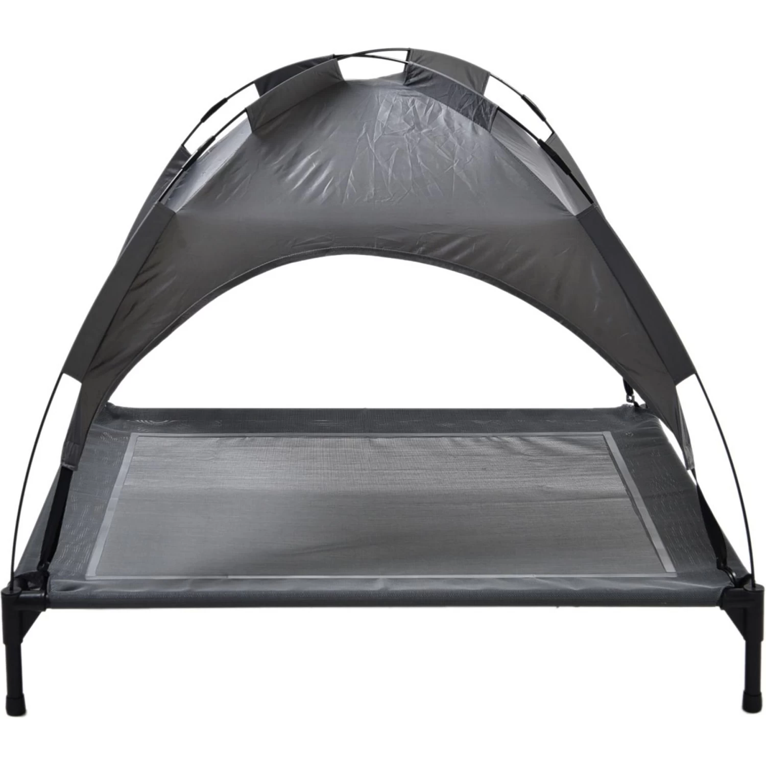 Max & Marlow Go Gear Outdoor Elevated Cat & Dog Bed Mat, Gray, Medium