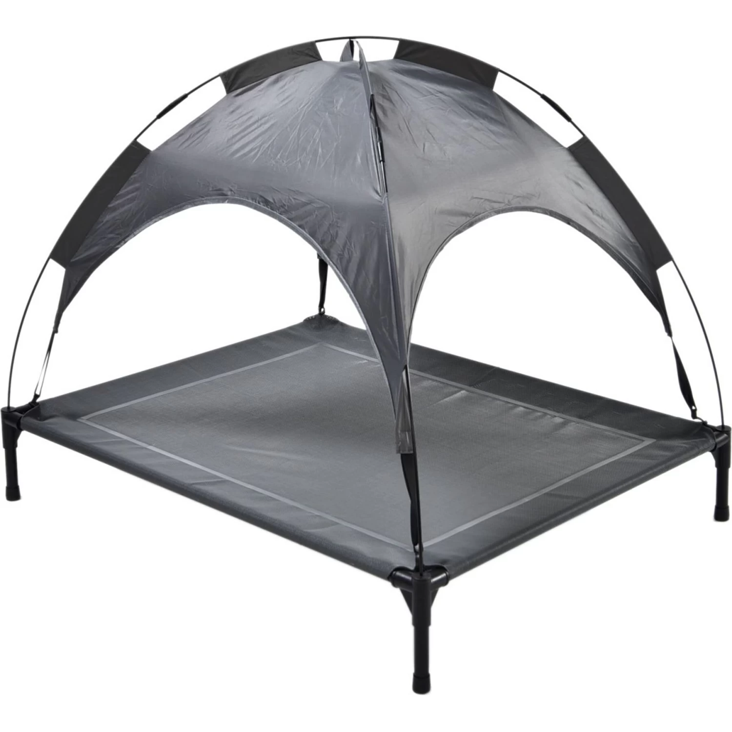 Max & Marlow Go Gear Outdoor Elevated Cat & Dog Bed Mat, Gray, Medium - Image 7