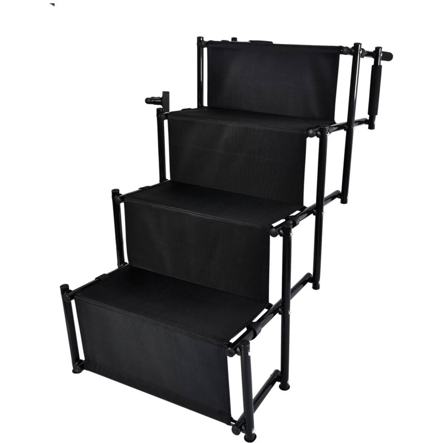 Max & Marlow Go Gear Portable Anti-Slip Safety Dog Stairs, Black, Large - Image 7