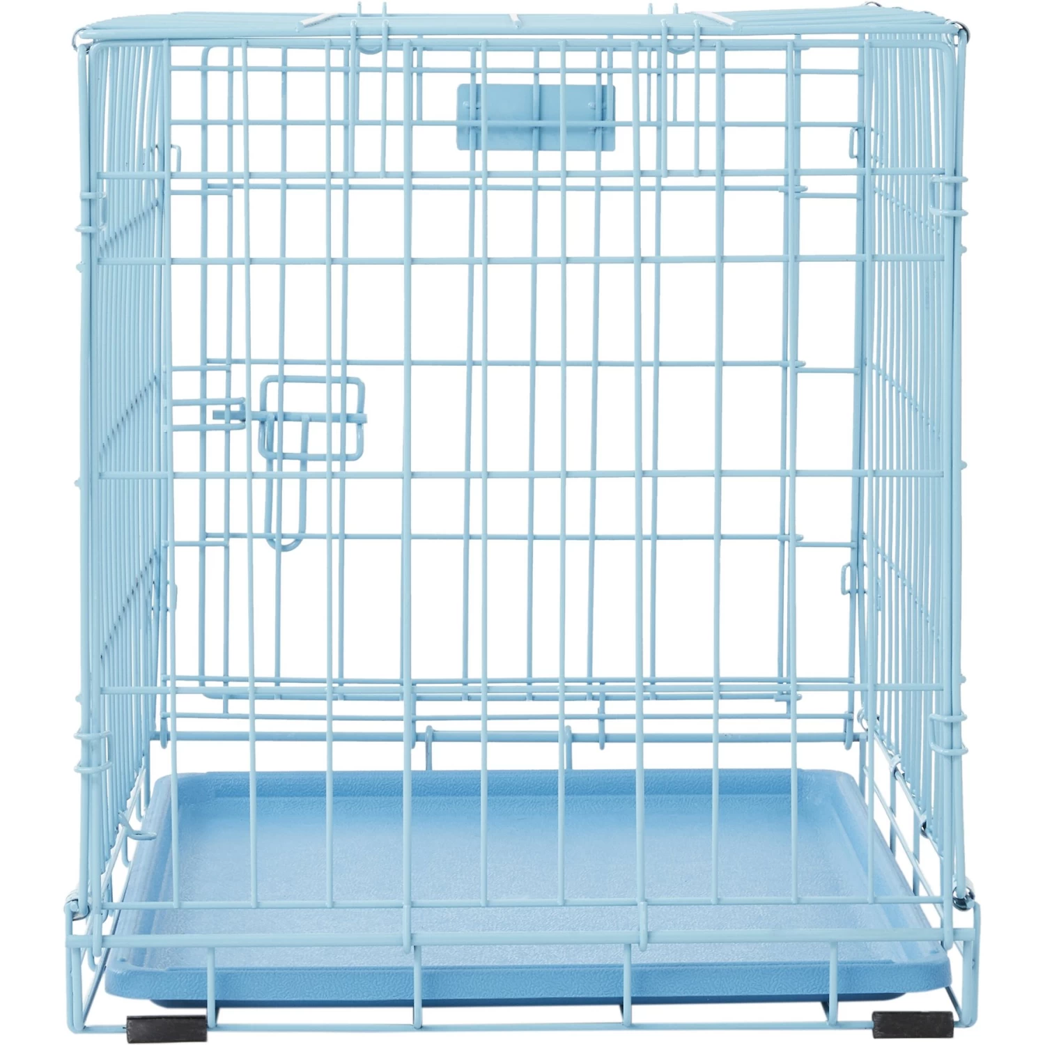 MidWest ICrate Single Door Collapsible Wire Dog Crate, Blue - Image 7