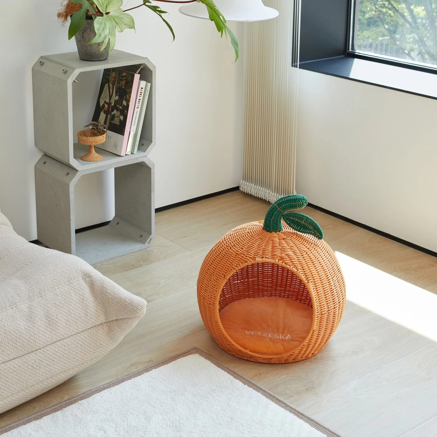 VETRESKA Rattan Cat & Dog Bed - Image 9