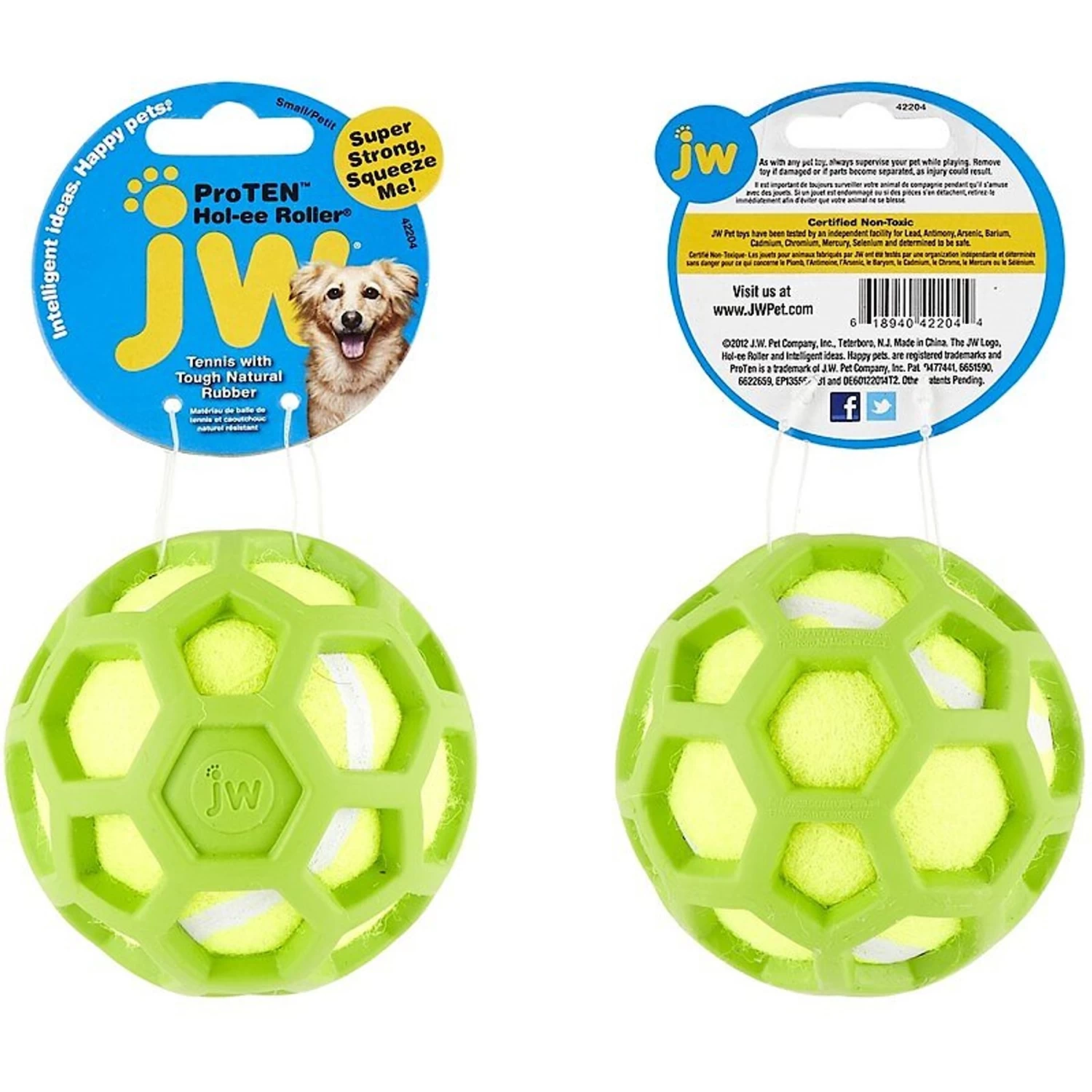 JW Pet ProTEN Hol-ee Roller Dog Toy - Image 3