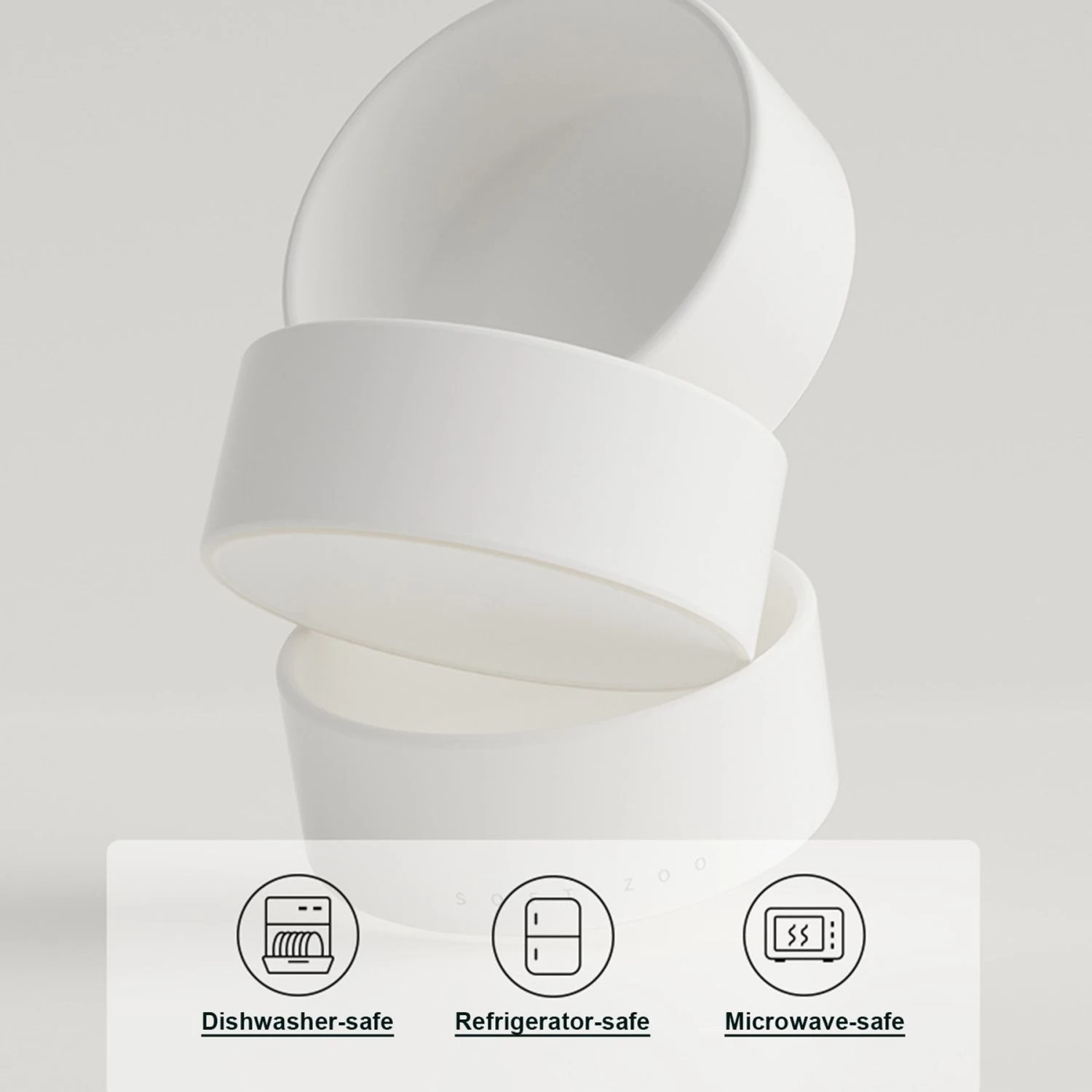 Hanamya Dog & Cat Bowl, White - Image 4