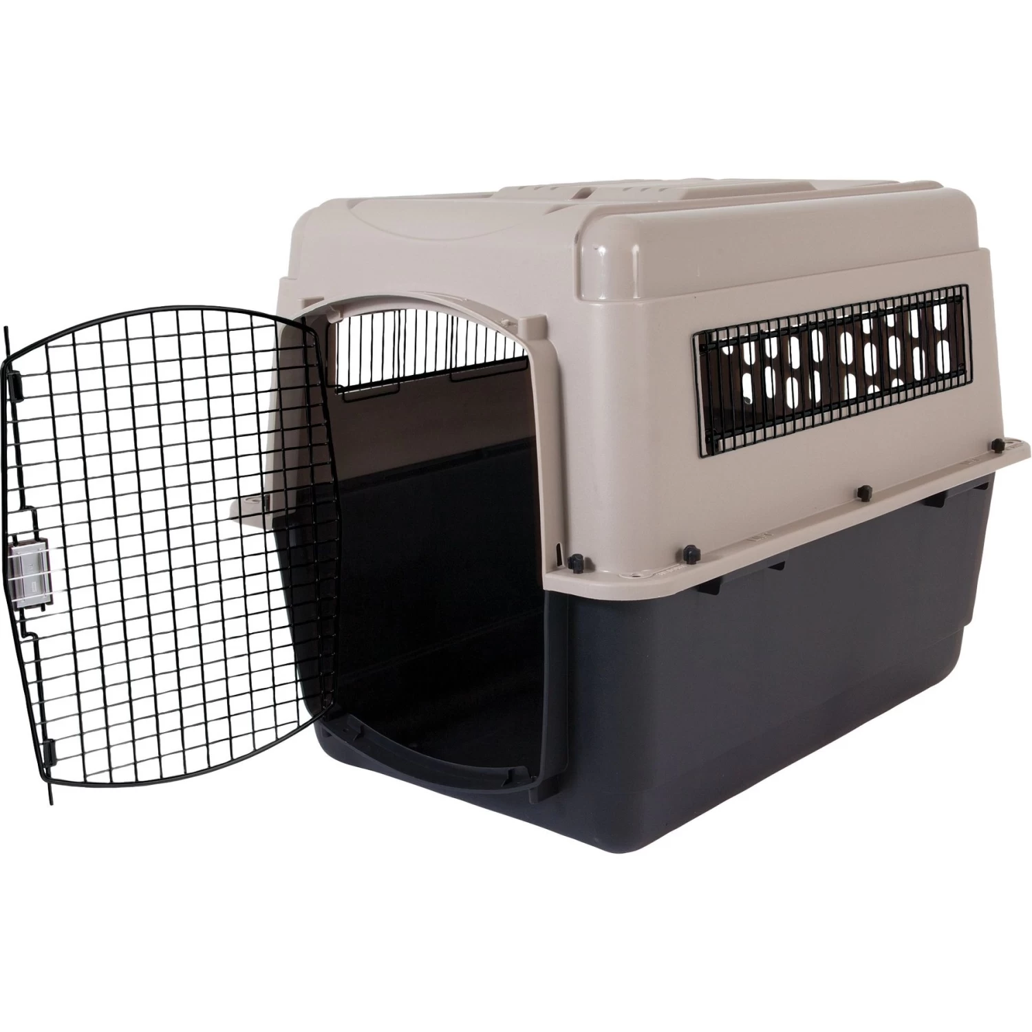 Petmate Ultra Vari Dog & Cat Kennel, Taupe/Black