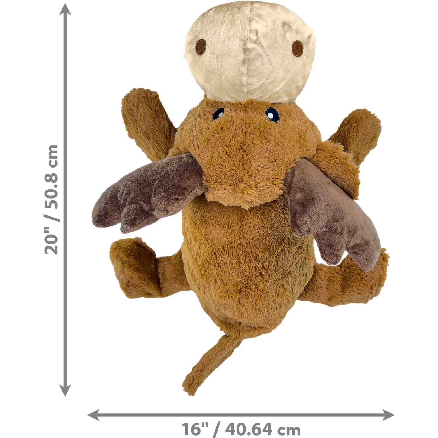 KONG Cozie Jumbo Marvin Squeaky Plush Dog Toy - Image 2