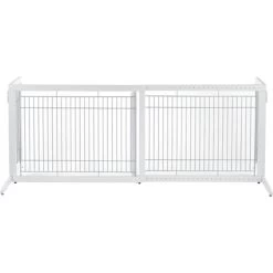 Richell HL Freestanding Gate For Dogs & Cats, Origami White