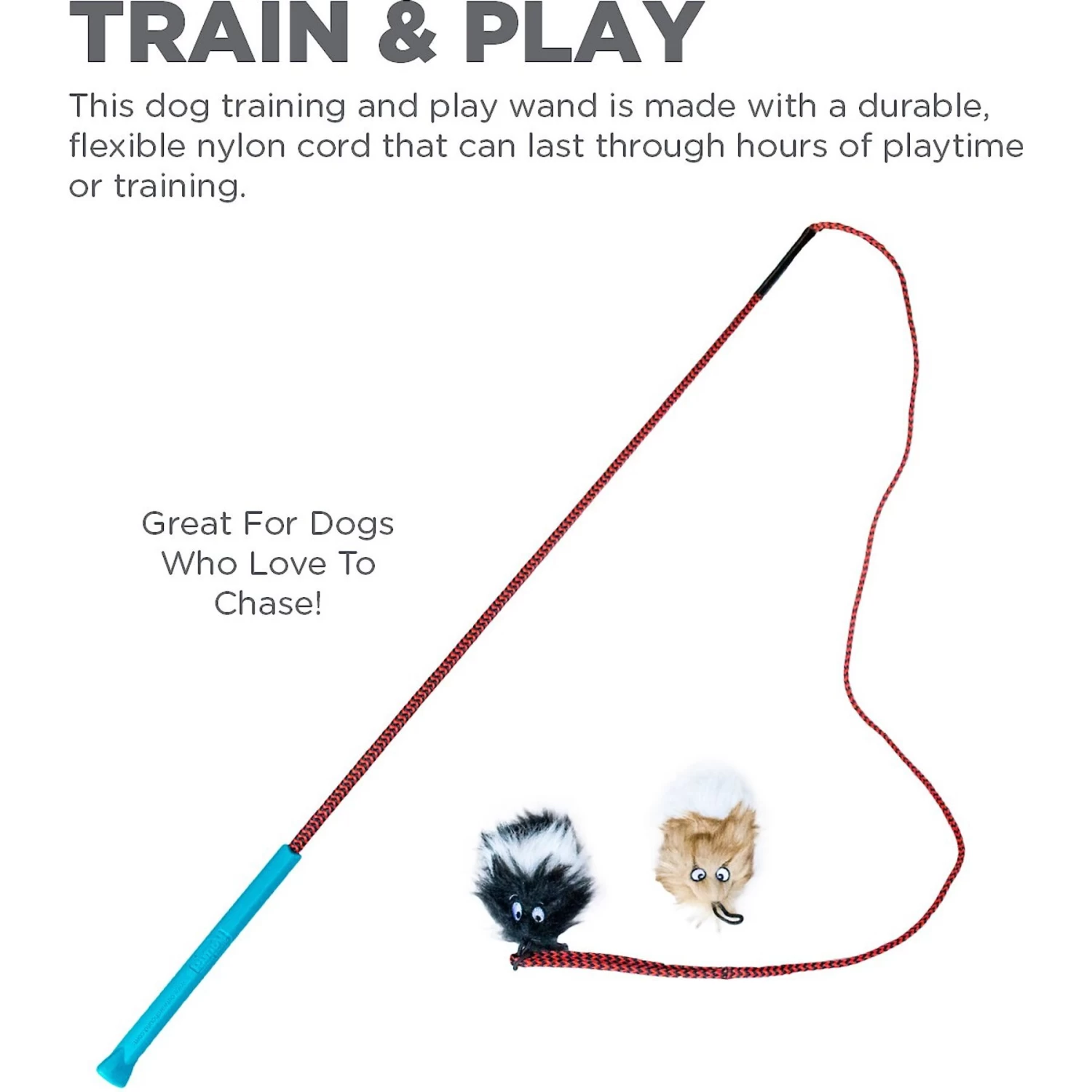 Outward Hound Tail Teaser With Refill Dog & Cat Teaser Toy - Image 2