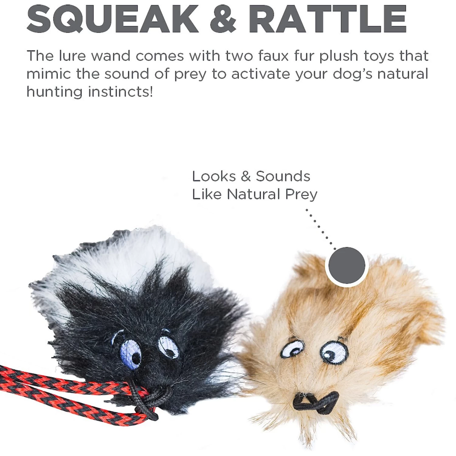 Outward Hound Tail Teaser With Refill Dog & Cat Teaser Toy - Image 4