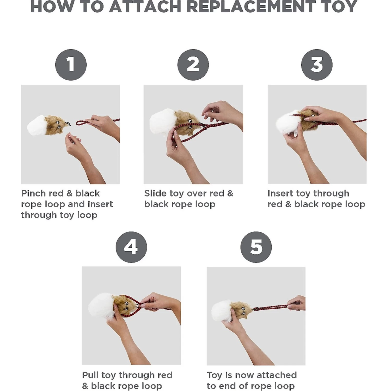 Outward Hound Tail Teaser With Refill Dog & Cat Teaser Toy - Image 5