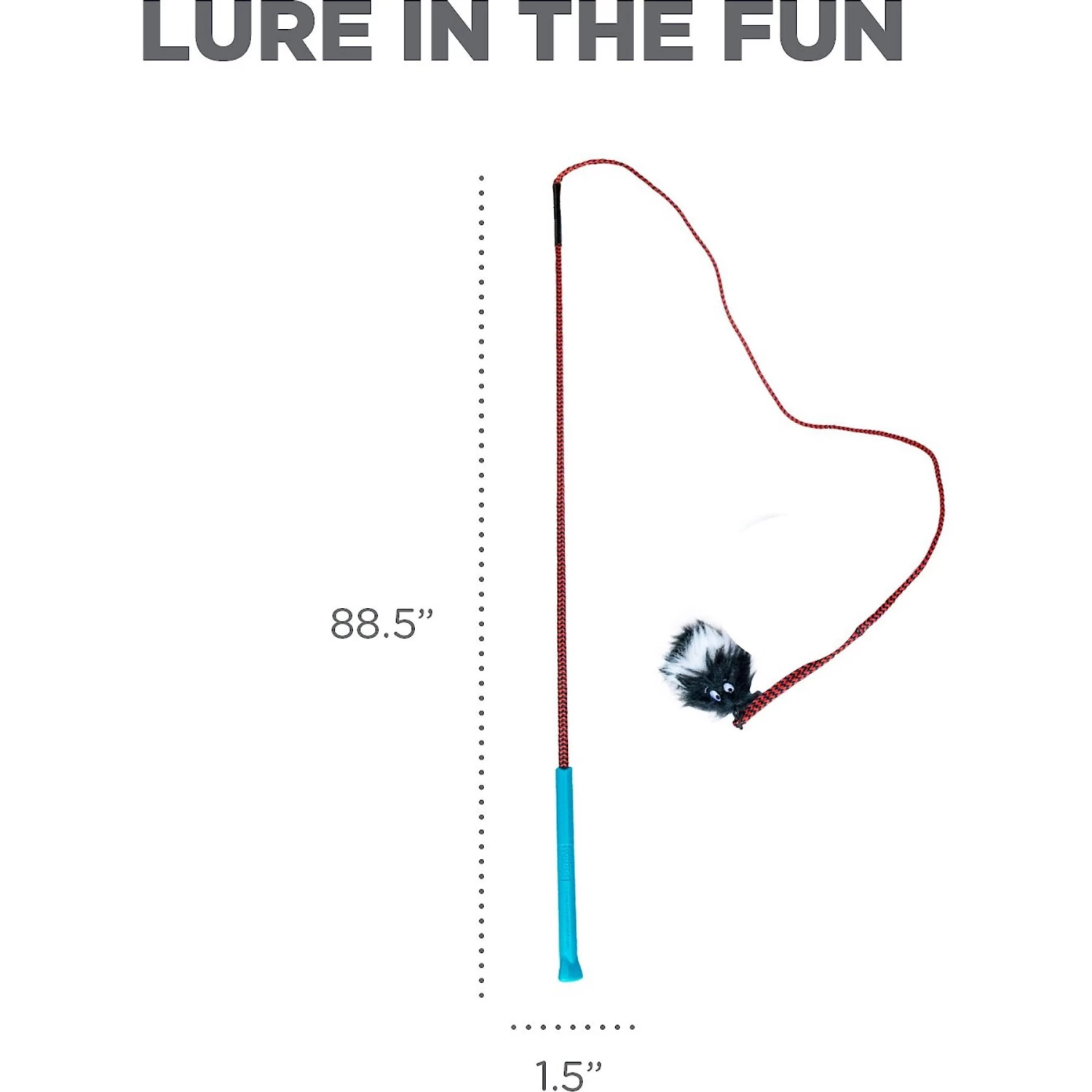 Outward Hound Tail Teaser With Refill Dog & Cat Teaser Toy - Image 6