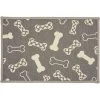 Loving Pets Polka Dots Bone Dog Placemat