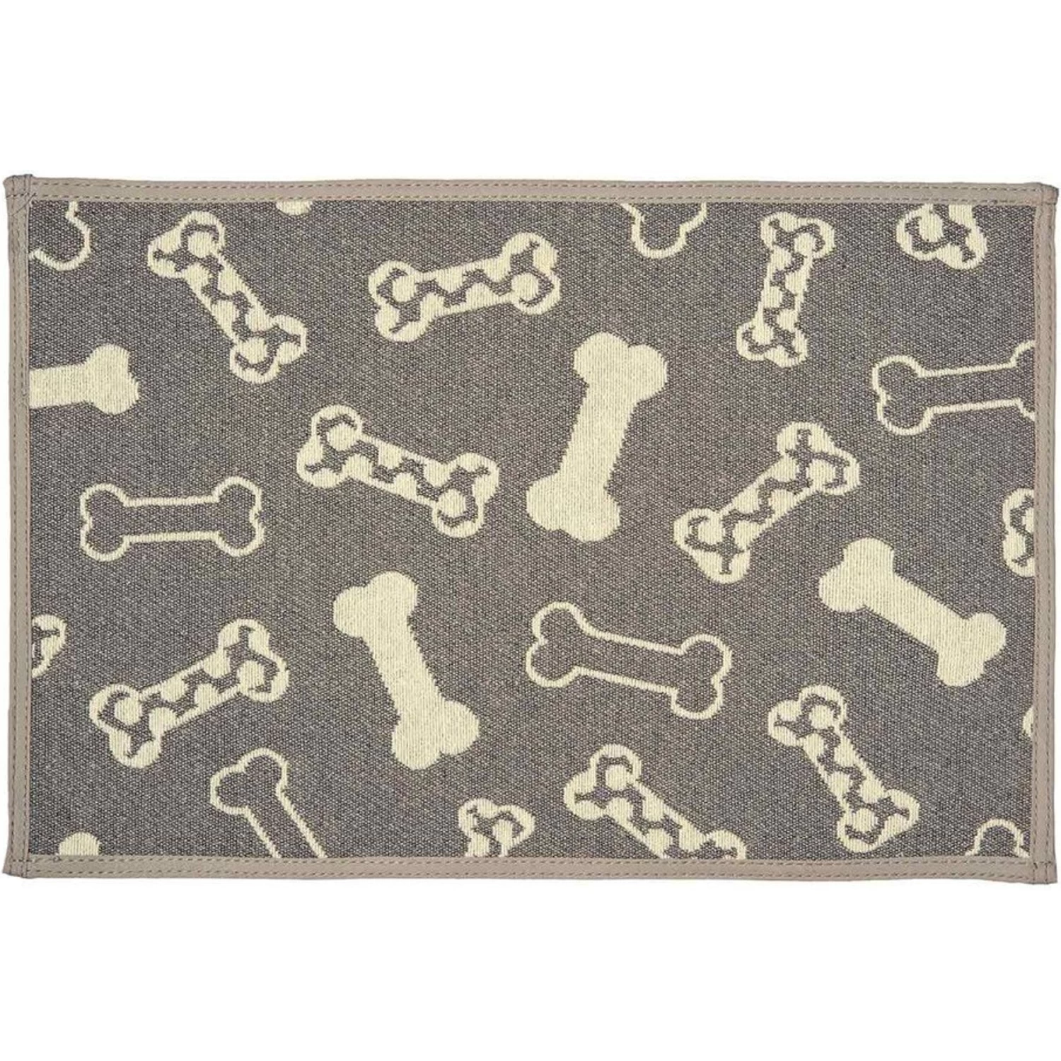 Loving Pets Polka Dots Bone Dog Placemat