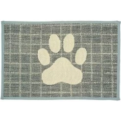 Loving Pets Plaid Paw Dog Placemat