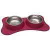 Loving Pets Bone Shaped Flex Diner Dog Bowl