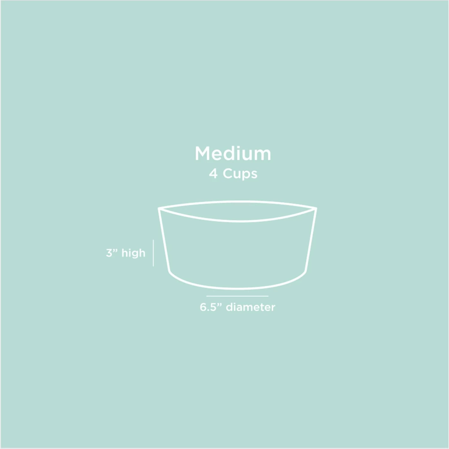 Waggo Habit Non-Skid Silicone Cat & Dog Bowl, Medium - Image 5