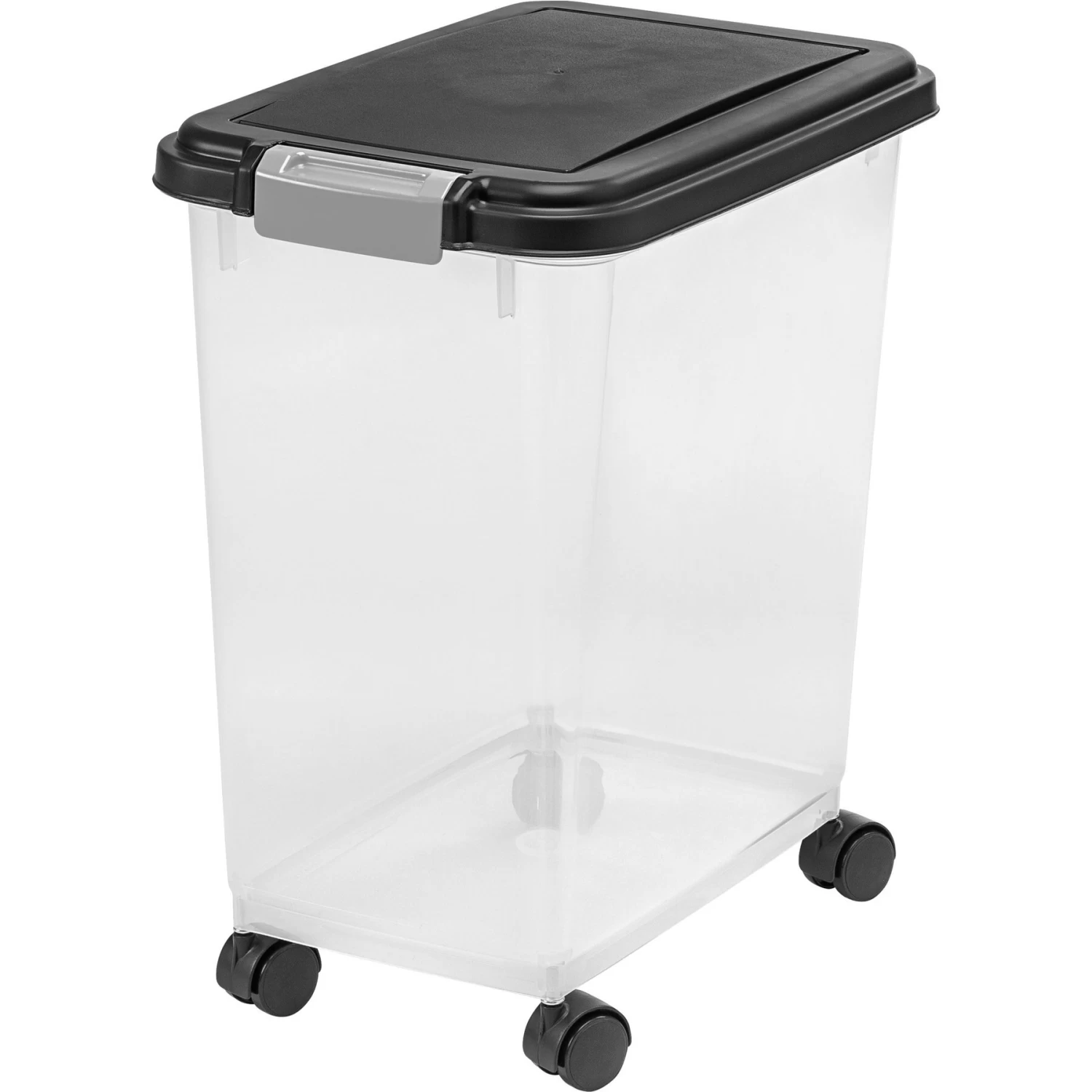 IRIS USA WeatherPro Airtight Dog, Cat, Bird & Small-Pet Food Storage Bin Container With Attachable Casters - Image 8