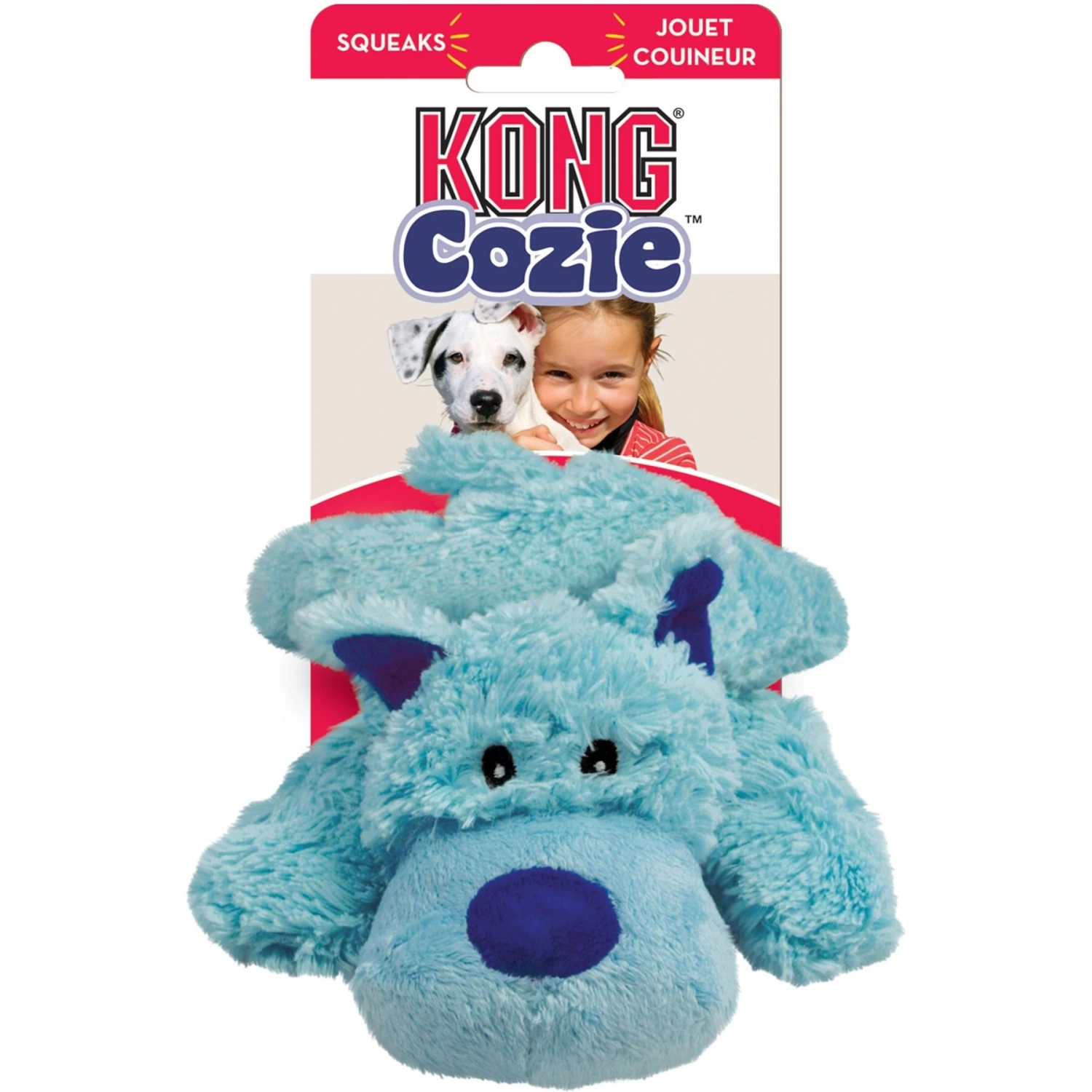 KONG Cozie Baily The Blue Dog Toy & KONG Cozie Ali The Alligator Dog Toy - Image 2
