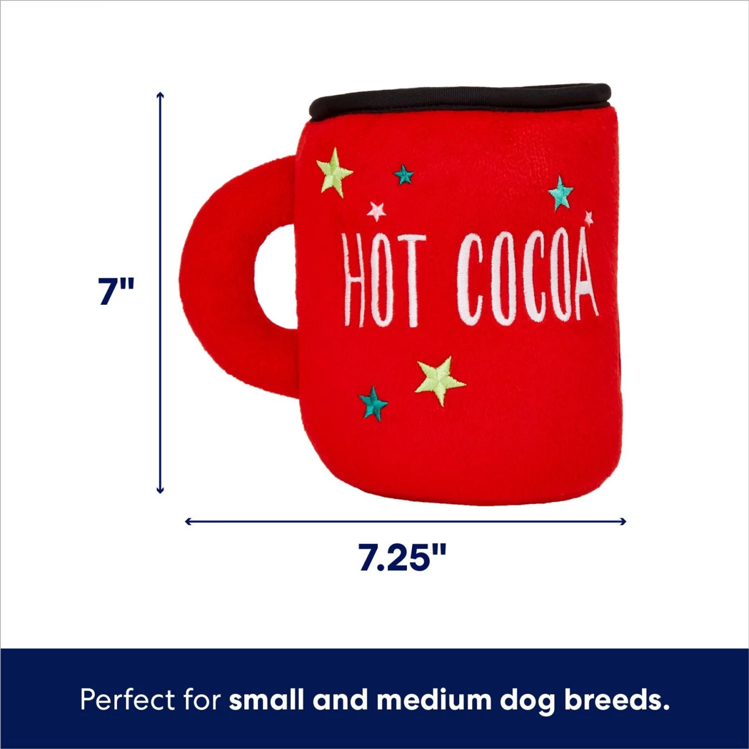 Frisco Holiday Santa's Helpers Plush Squeaky Dog Toy, 3 Count & Frisco Holiday Hot Cocoa Hide & Seek Puzzle Plush Squeaky Dog Toy - Image 7